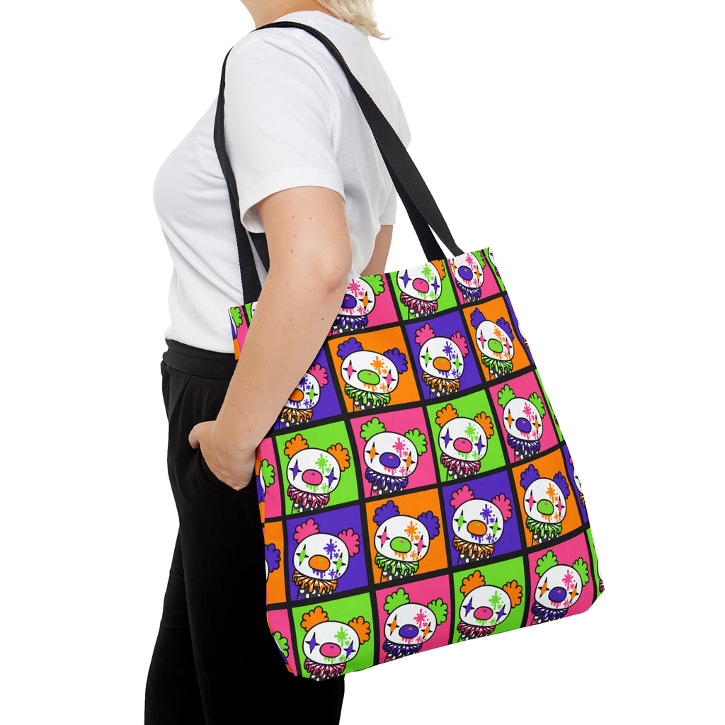 Gloomy Clown Multicolor Tote Bag