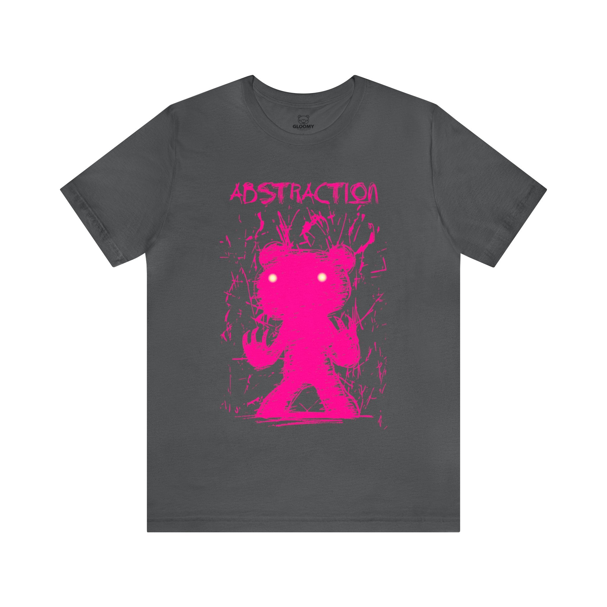 black Abstraction Gloomy Bear (Pink) -  Unisex Tee