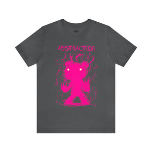 black Abstraction Gloomy Bear (Pink) -  Unisex Tee