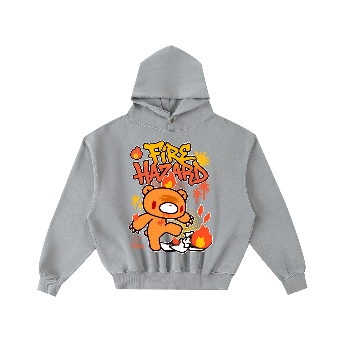 Gloomy Trash Collections Washed Fleece Hoodie