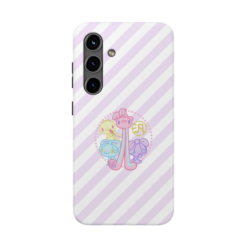 Group Pastel All Purpose Bunny - iPhone Case