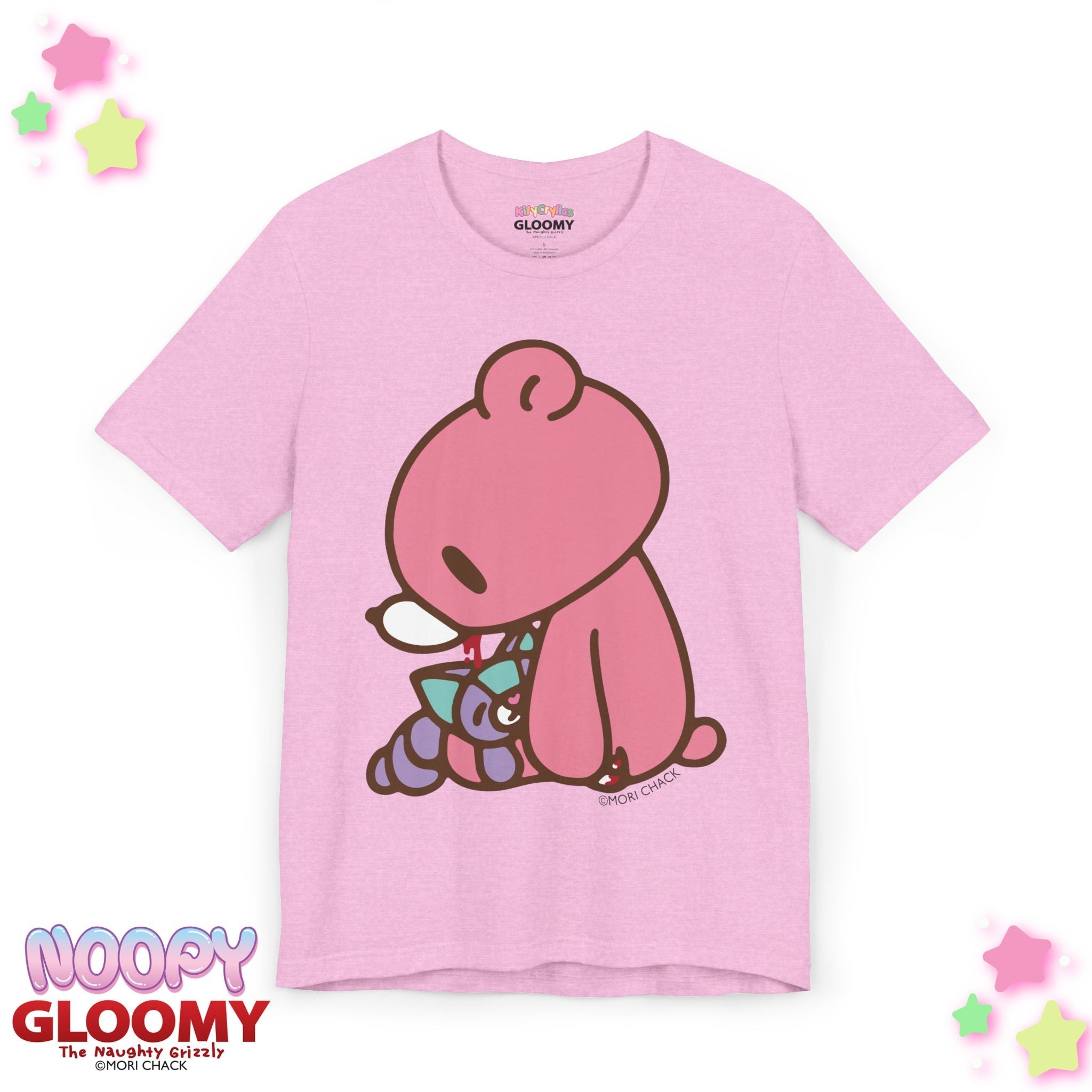 Gloomy Bear x Magical Noopy - UNISEX TEE [SITTING / LAVENDER]