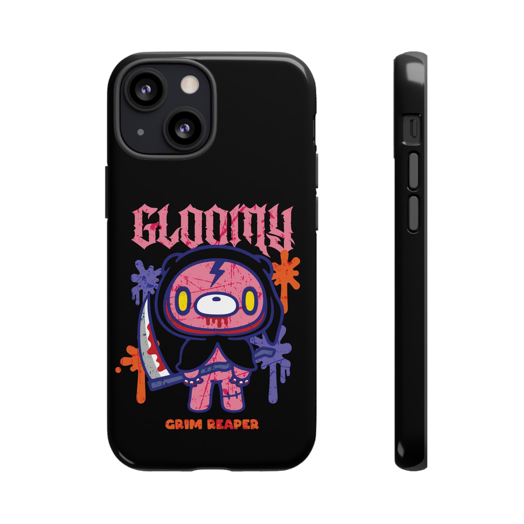 Gloomy bear Halloween grim reaper Phone Case
