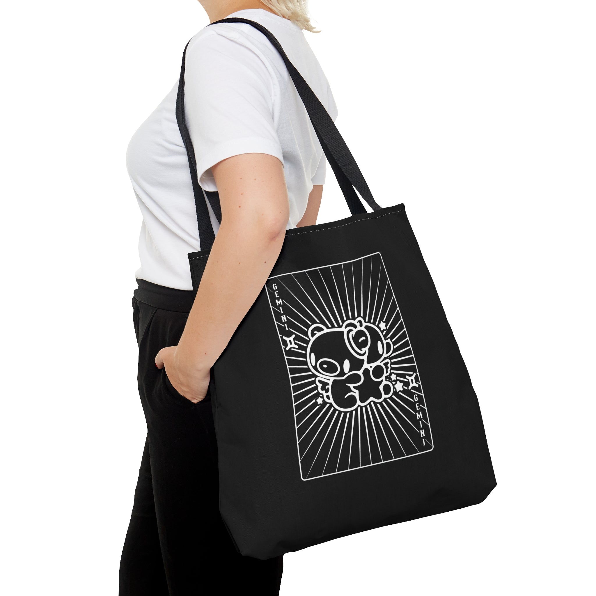 Gloomy Gemini zodiac Tote Bag