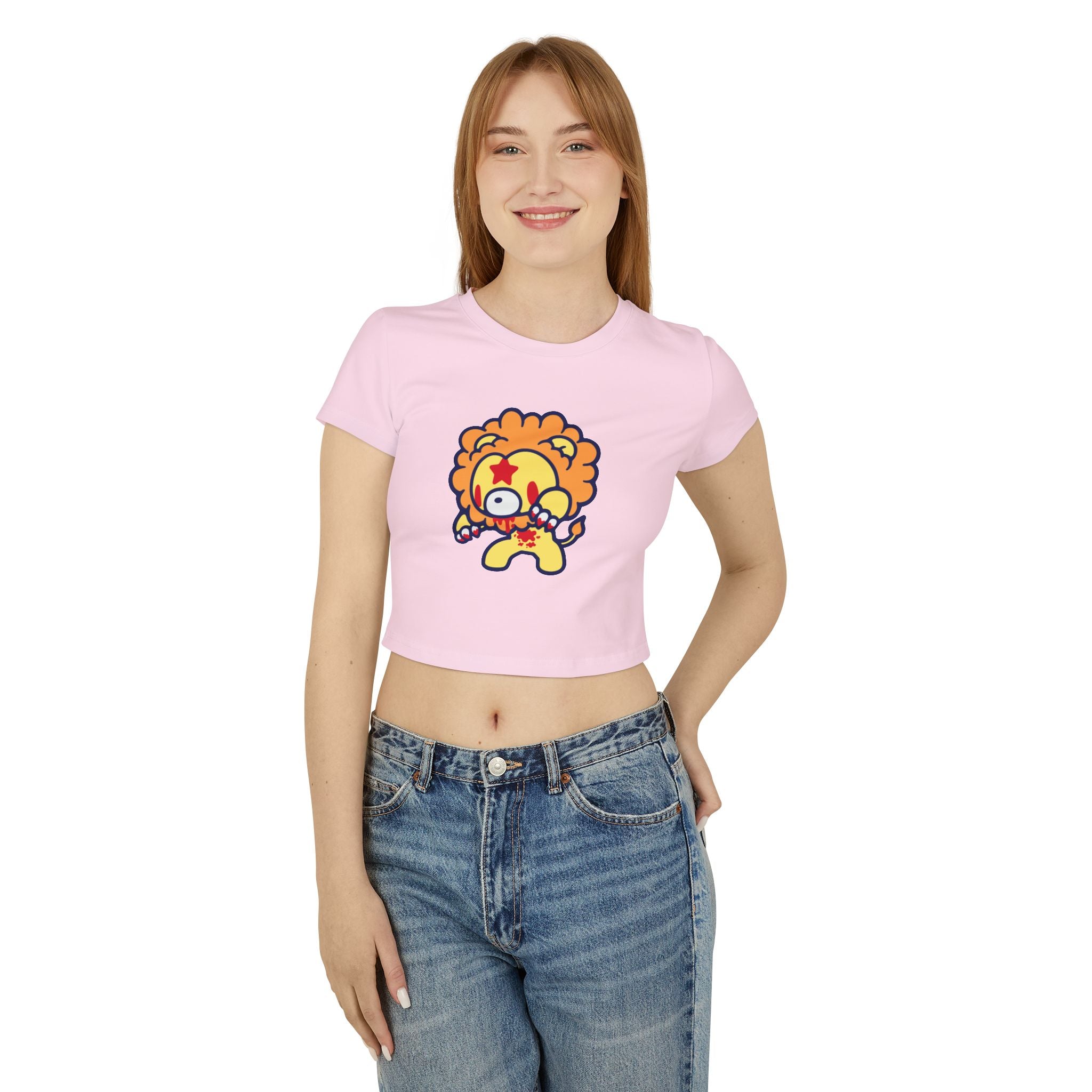 Leo Zodiac Gloomy bear Women's Baby Tee