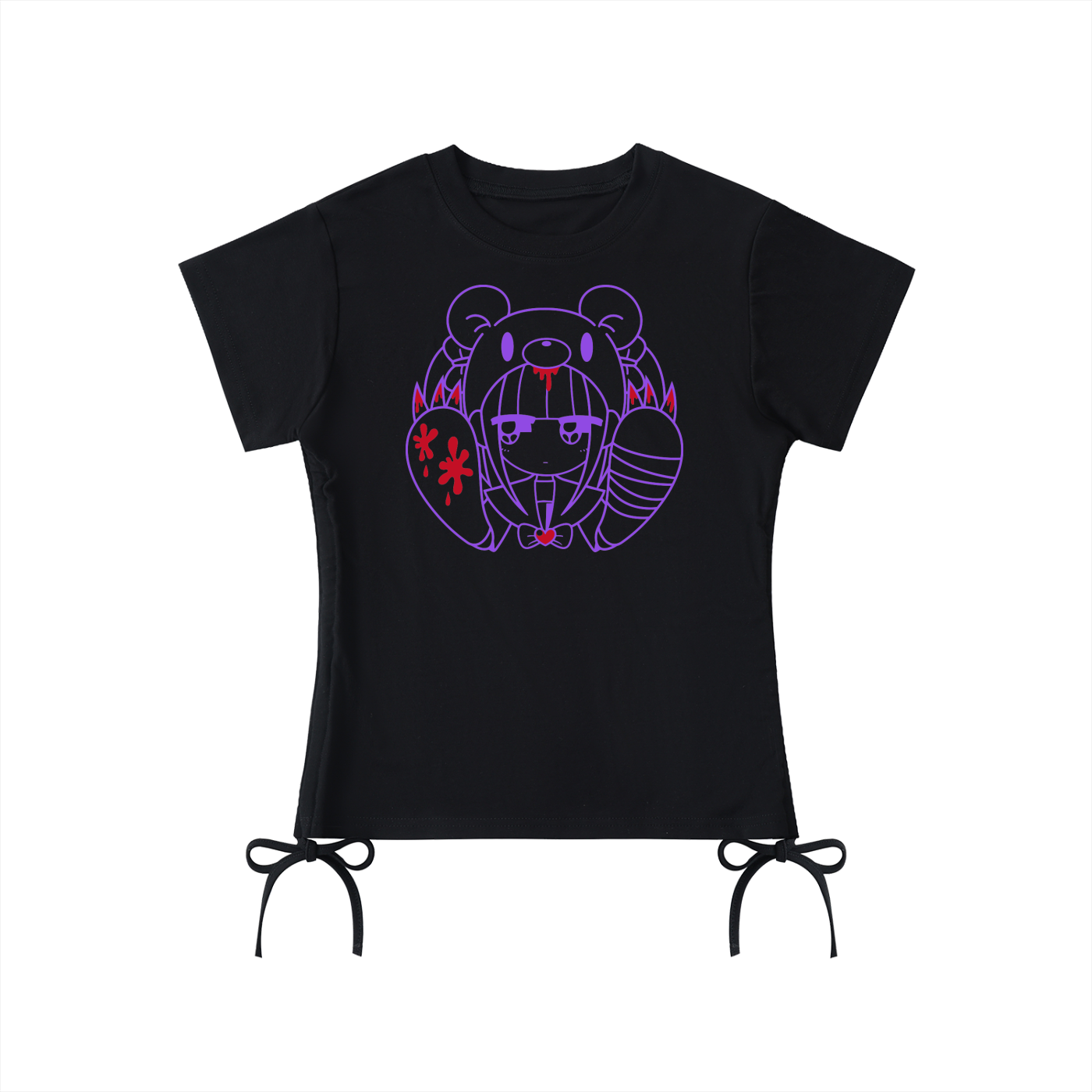 Menhera x Gloomy Drawstring T-Shirt