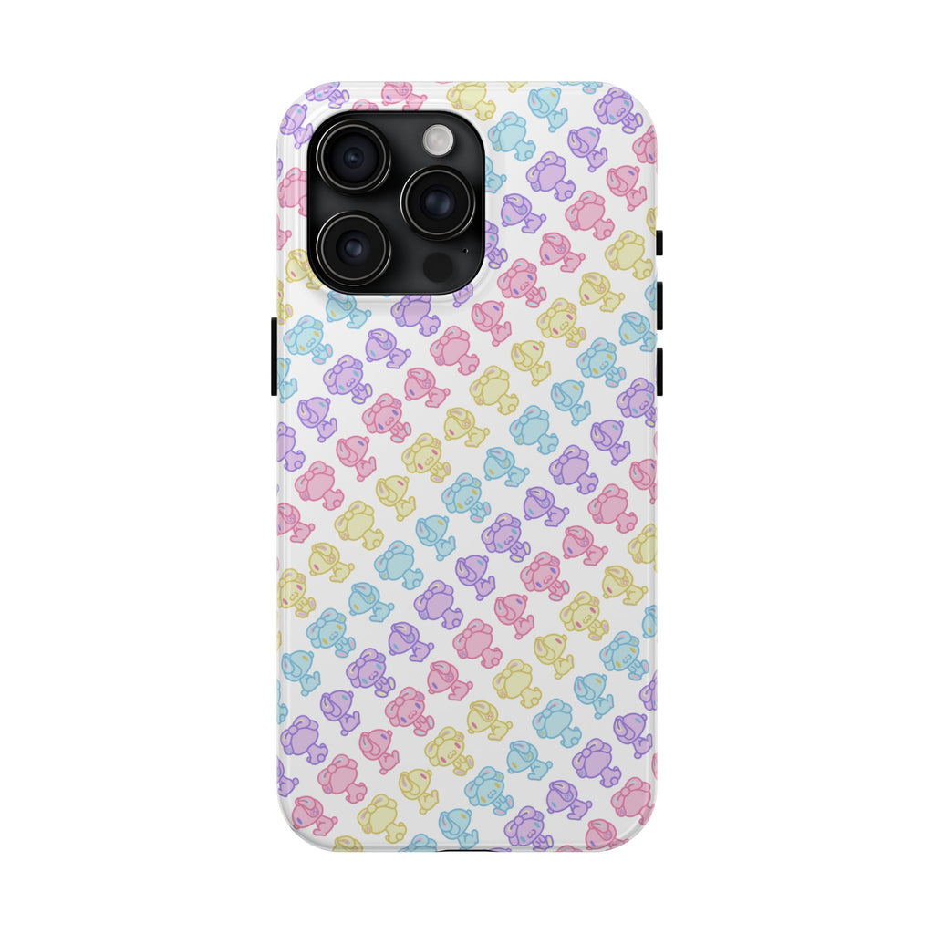 Rotating Pastel All Purpose Bunny - iPhone Case