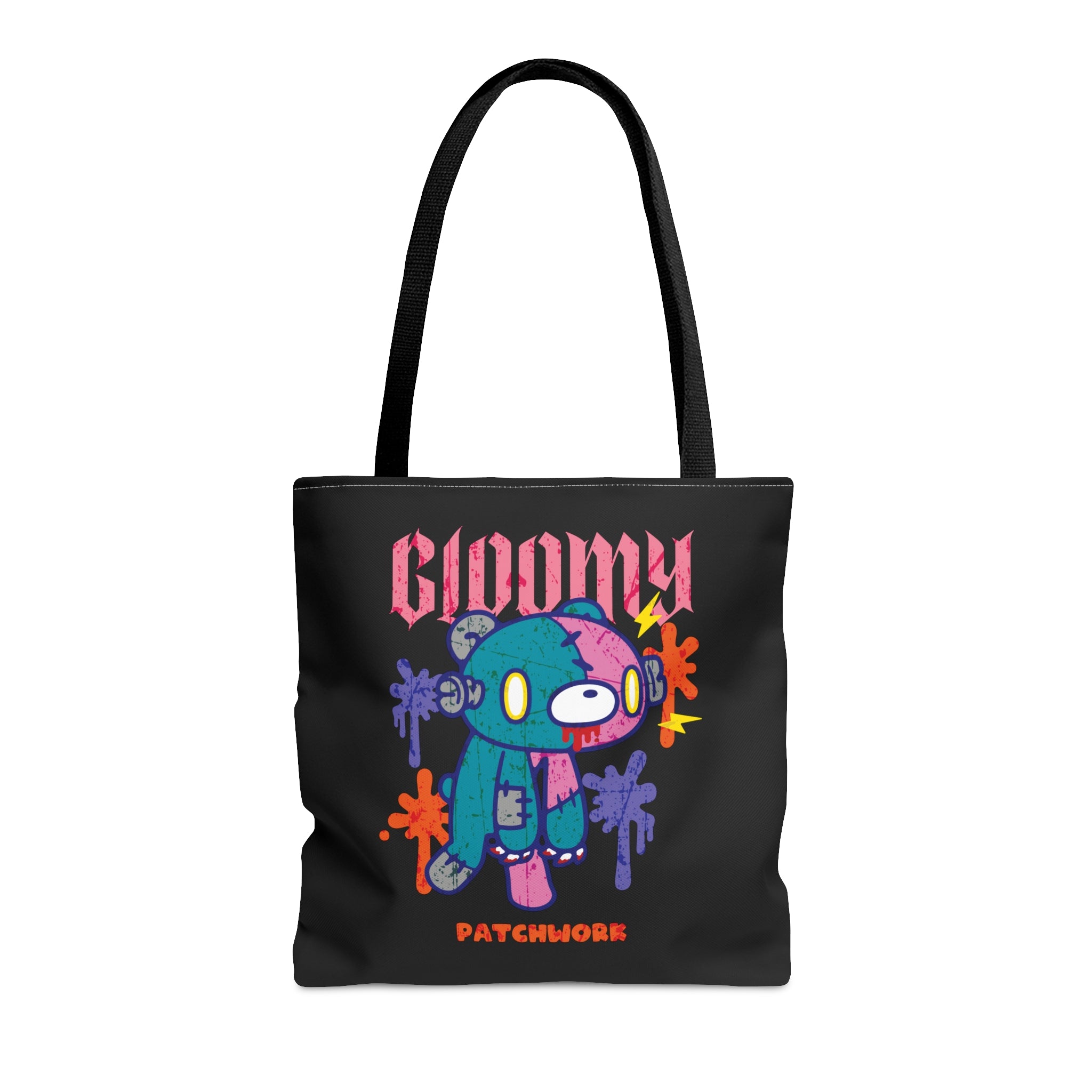 Gloomy Halloween Patchwork Tote Bag
