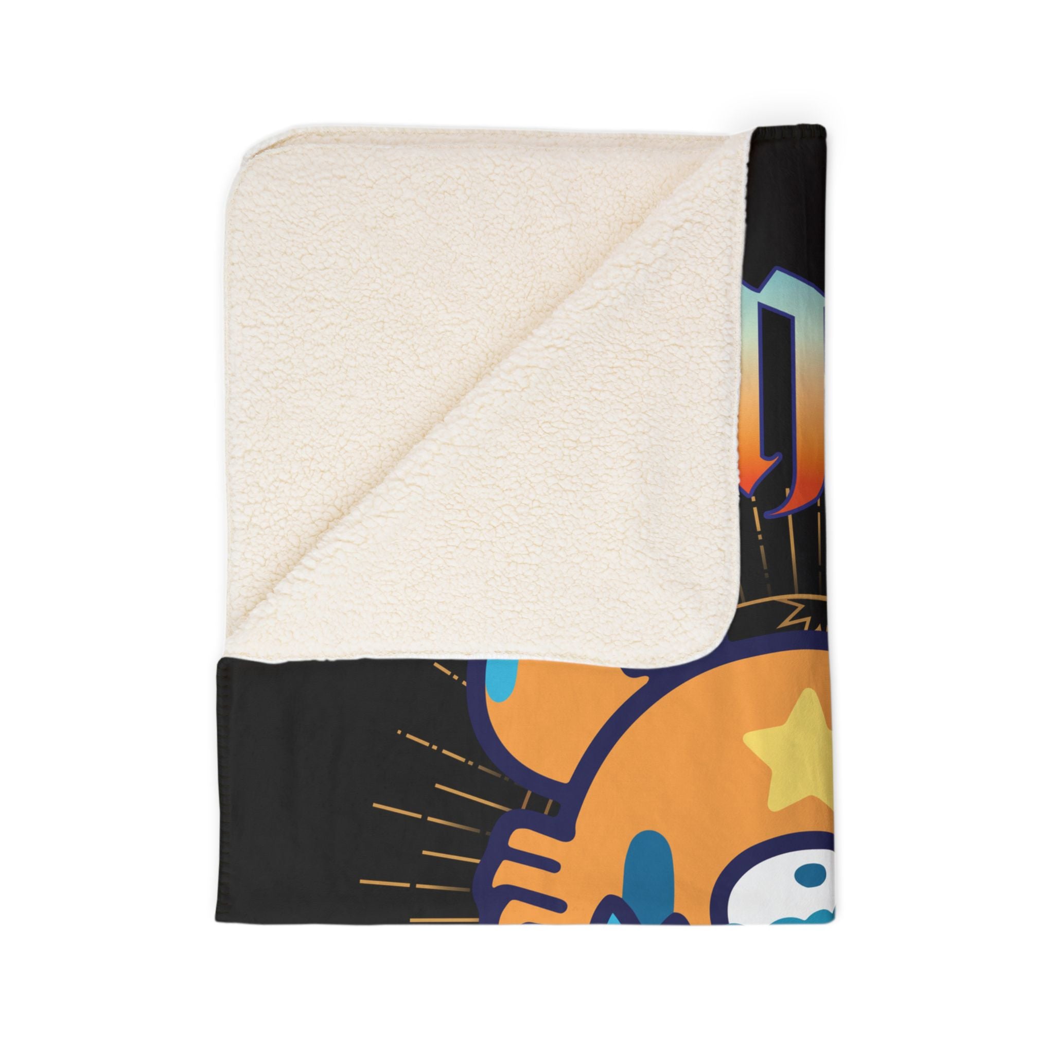 Gloomy Bear Cancer Zodiac Fleece Sherpa Blanket