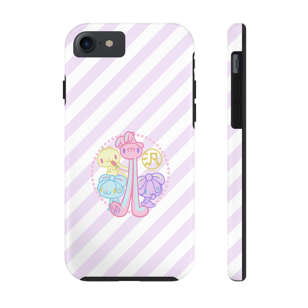 Group Pastel All Purpose Bunny - iPhone Case