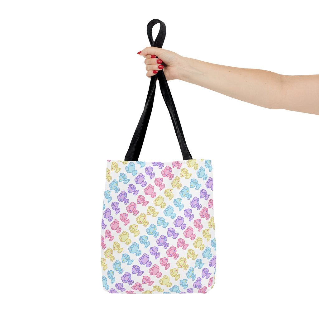 Rotating Pastel All Purpose Bunny Tote Bag