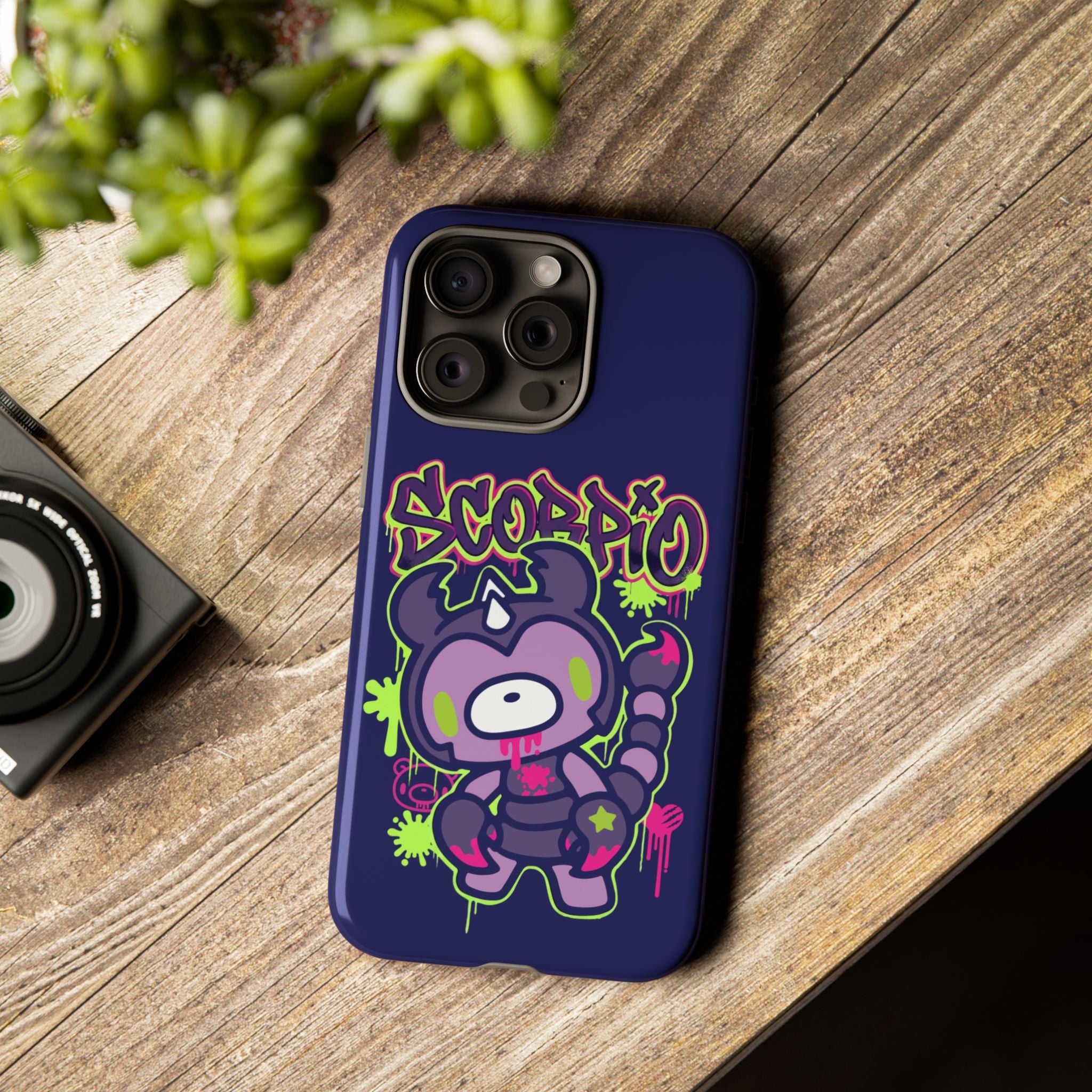 Zodiac Scorpio Gloomy Bear Phone Case