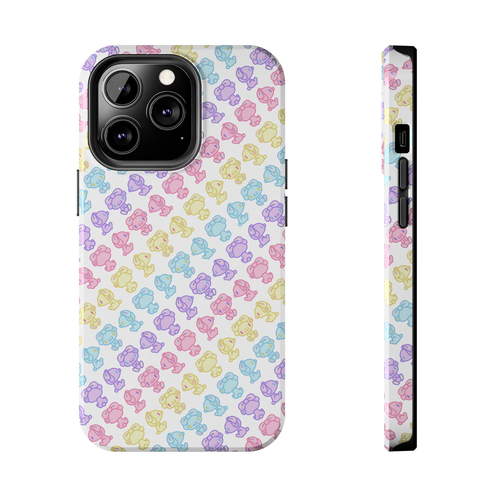 Rotating Pastel All Purpose Bunny - iPhone Case