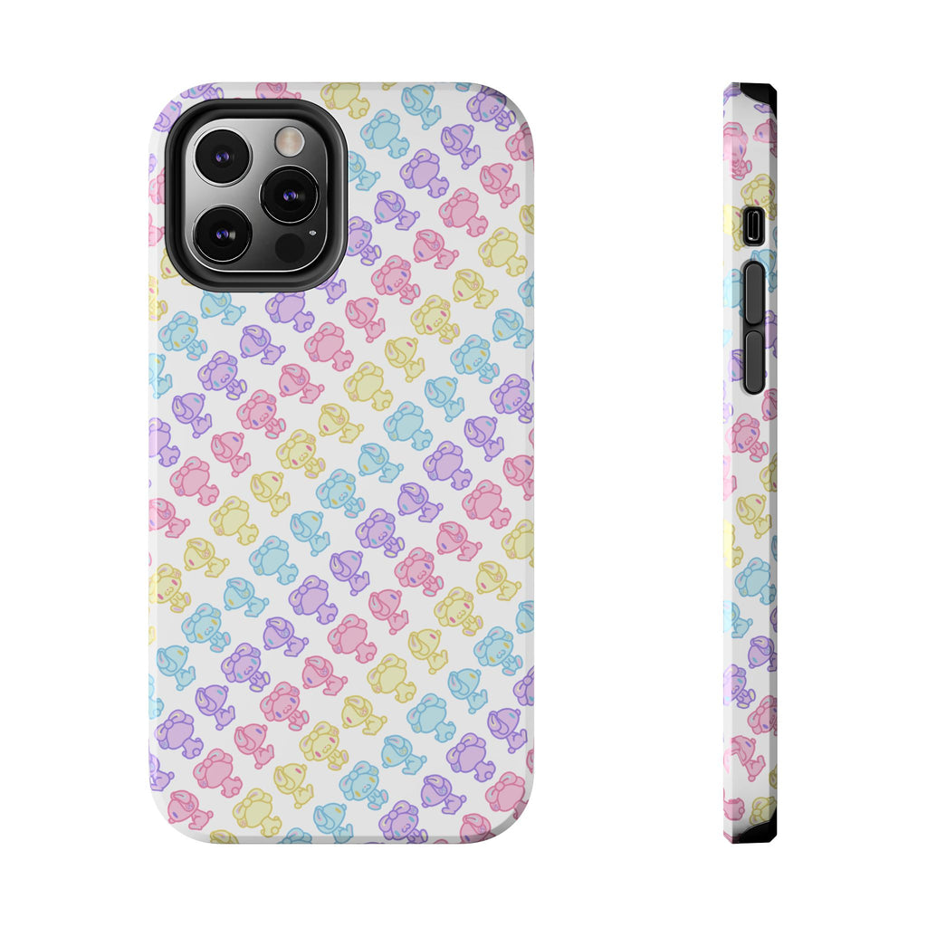 Rotating Pastel All Purpose Bunny - iPhone Case