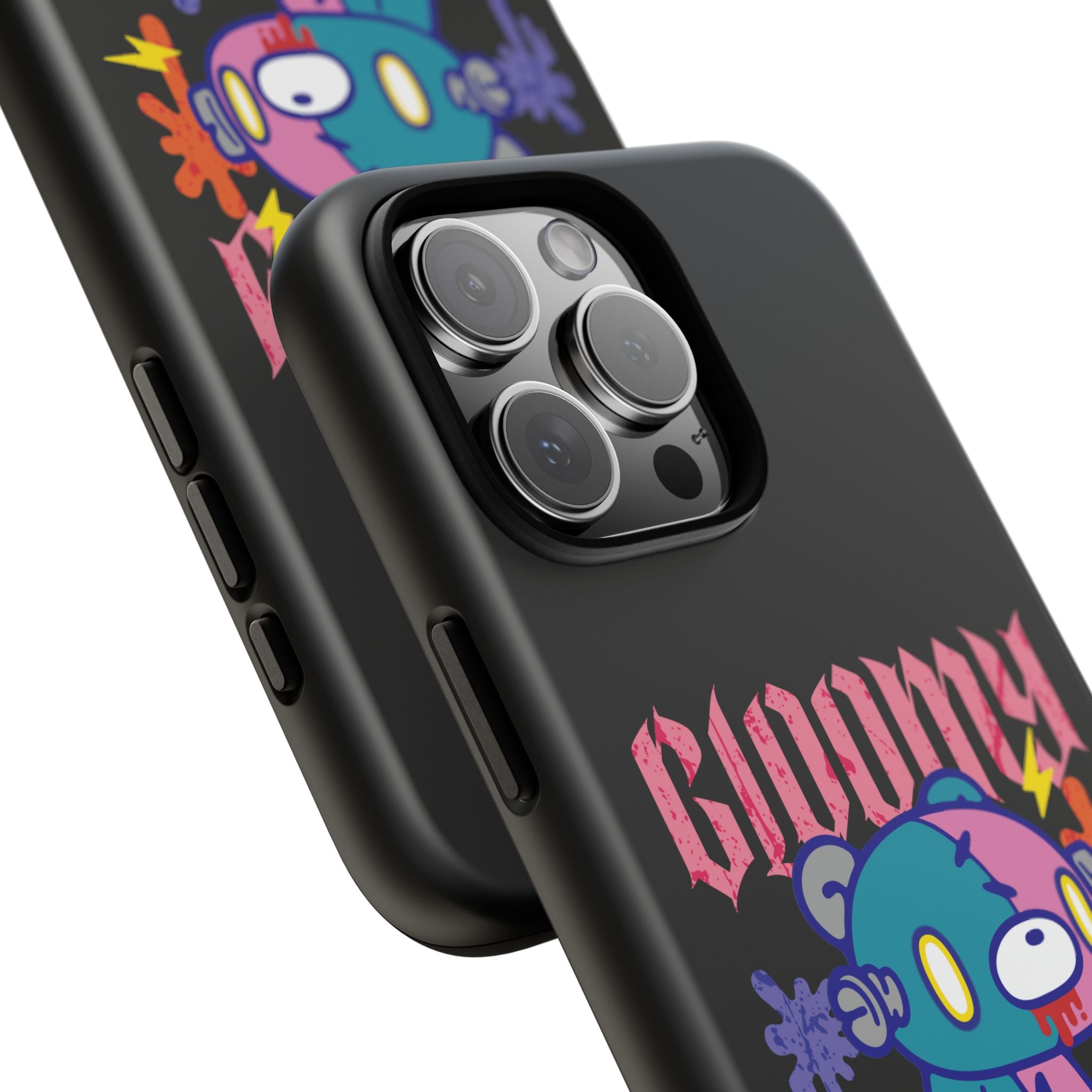 gloomy bear Halloween patchwork Phone Case