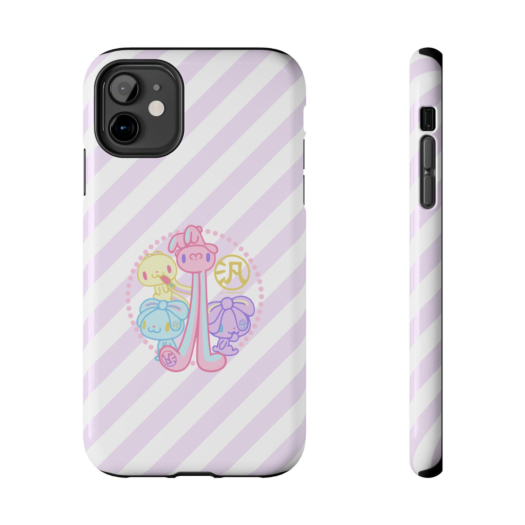 Group Pastel All Purpose Bunny - iPhone Case