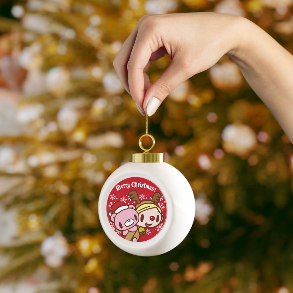 Gloomy Bear Christmas Ball Ornament