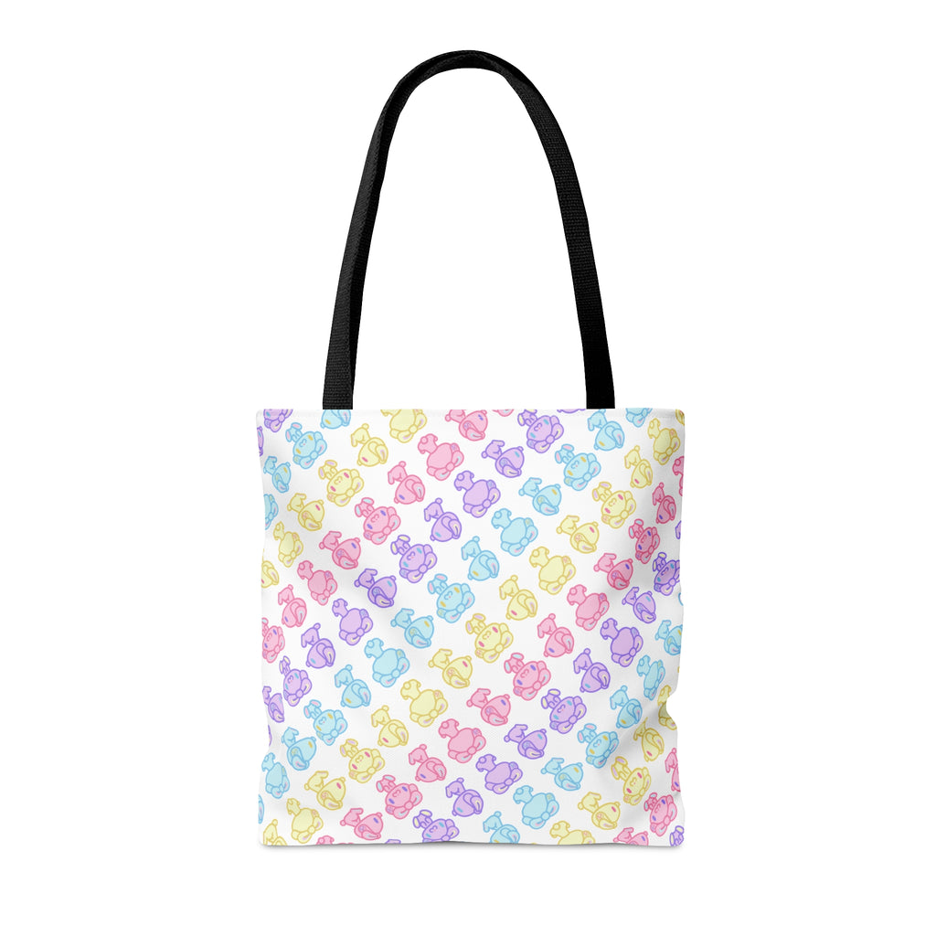 Rotating Pastel All Purpose Bunny Tote Bag