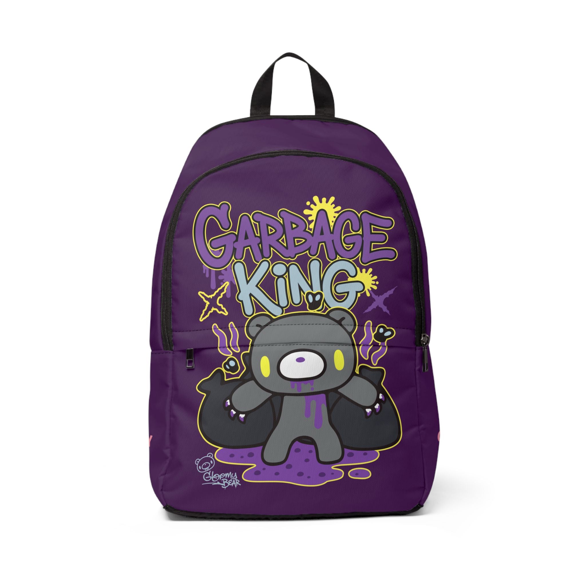 Gloomy Trash Garbage Unisex Fabric Backpack