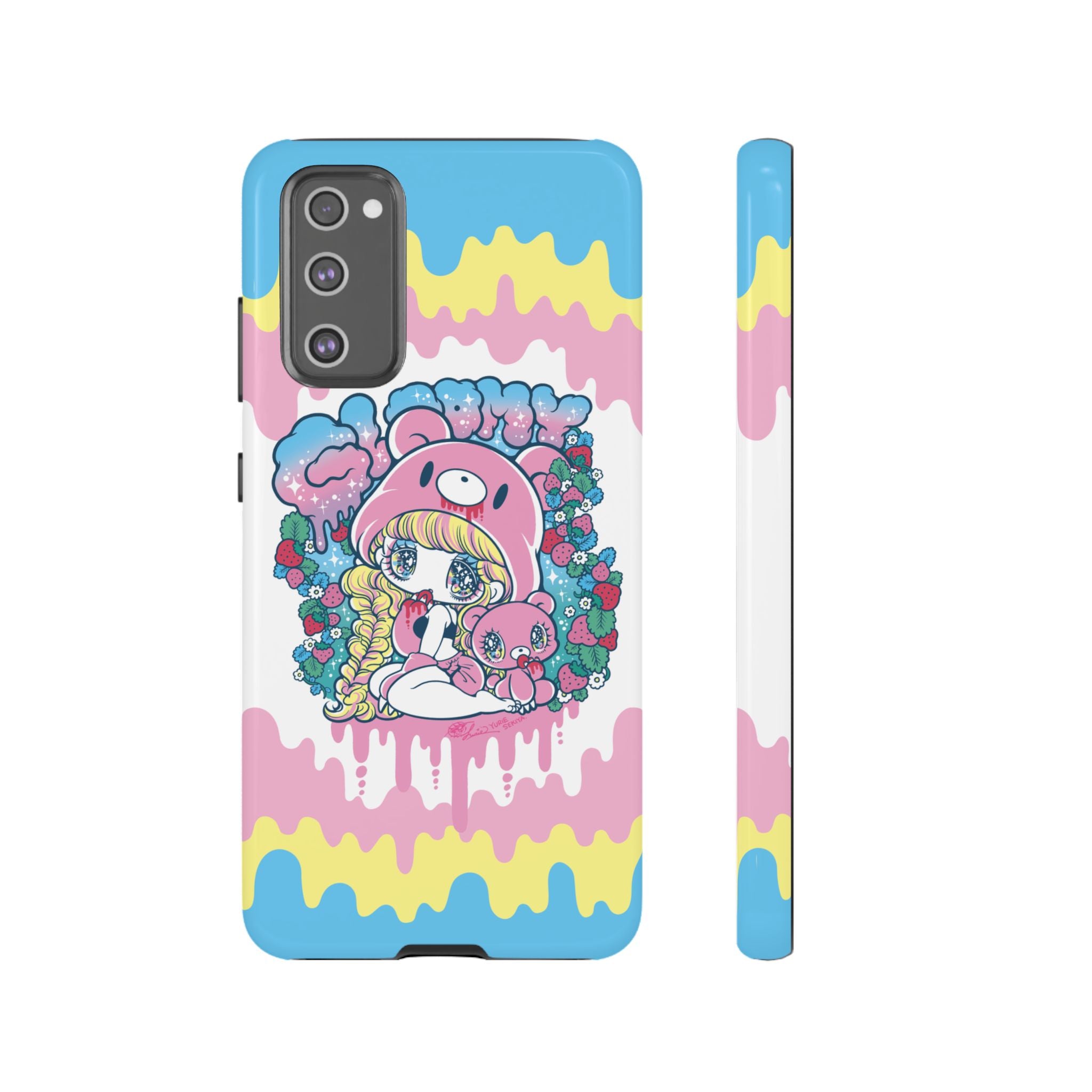 YURIE SEKIYA x GLOOMY BEAR ⭐️ GLOOMY-GIRL STRAWBERRY PHONE CASE