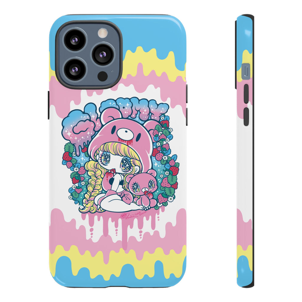 YURIE SEKIYA x GLOOMY BEAR ⭐️ GLOOMY-GIRL STRAWBERRY PHONE CASE