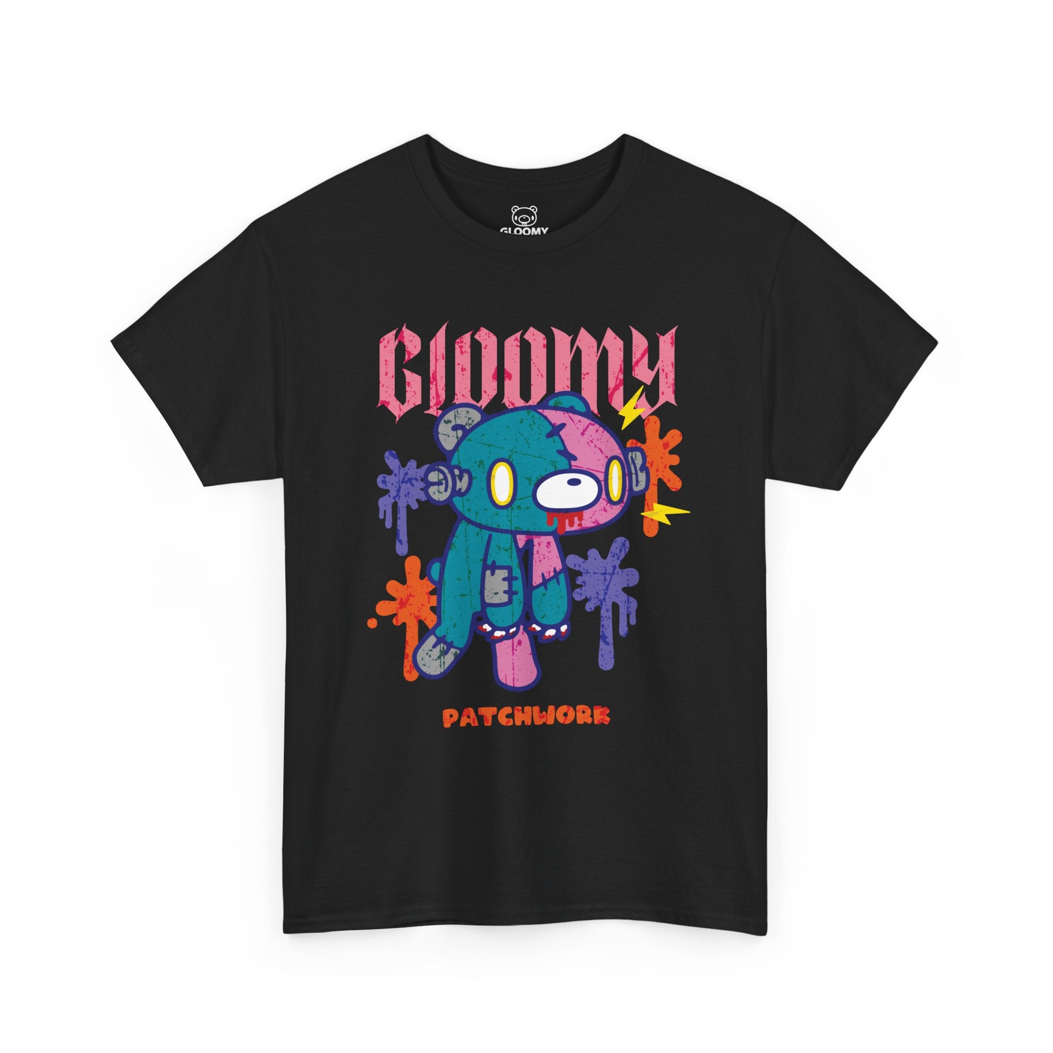Gloomy Halloween Patchwork T-Shirt
