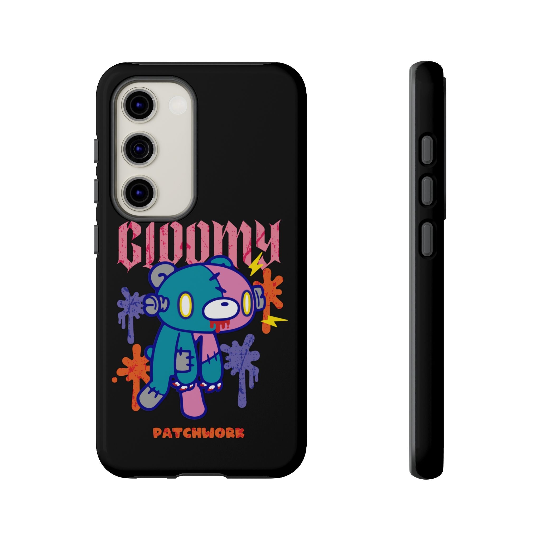 gloomy bear Halloween patchwork Phone Case