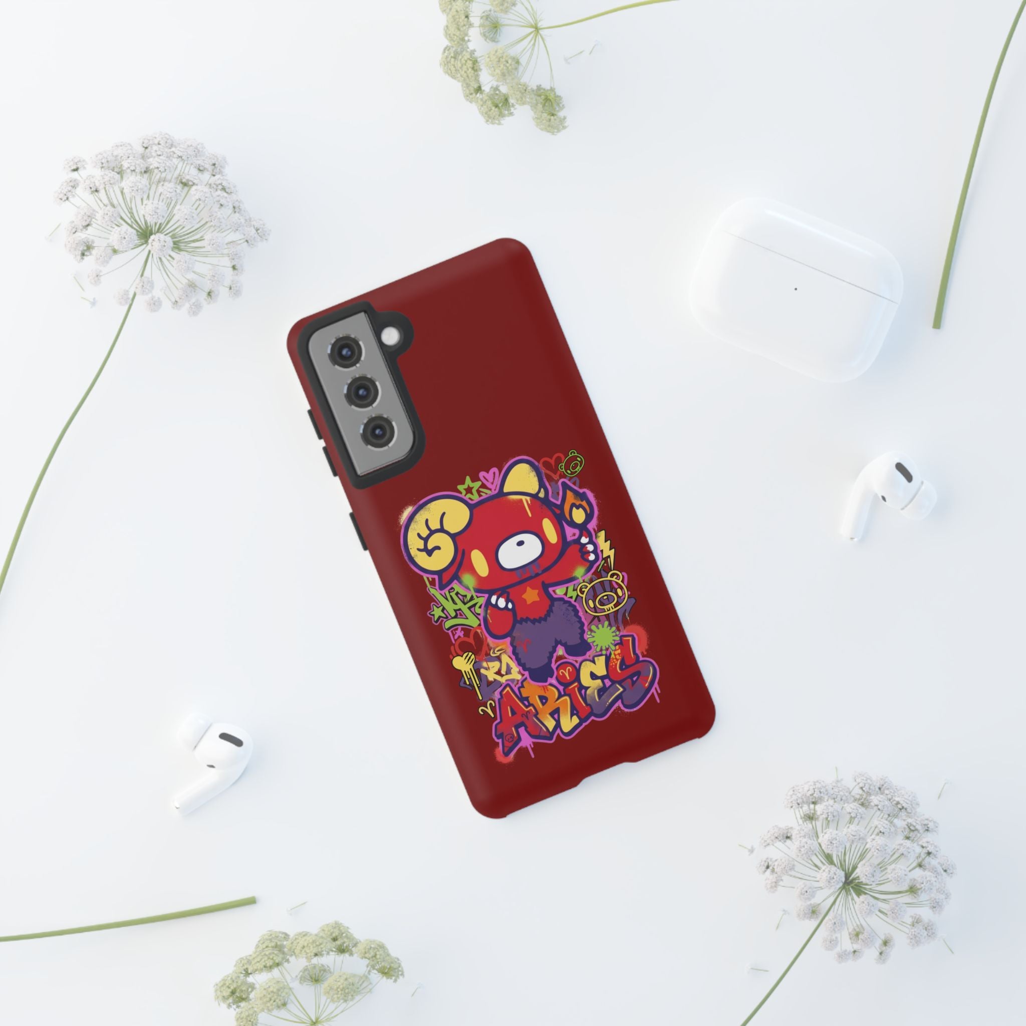 Zodiac Aries  Gloomy Bear Phone Case