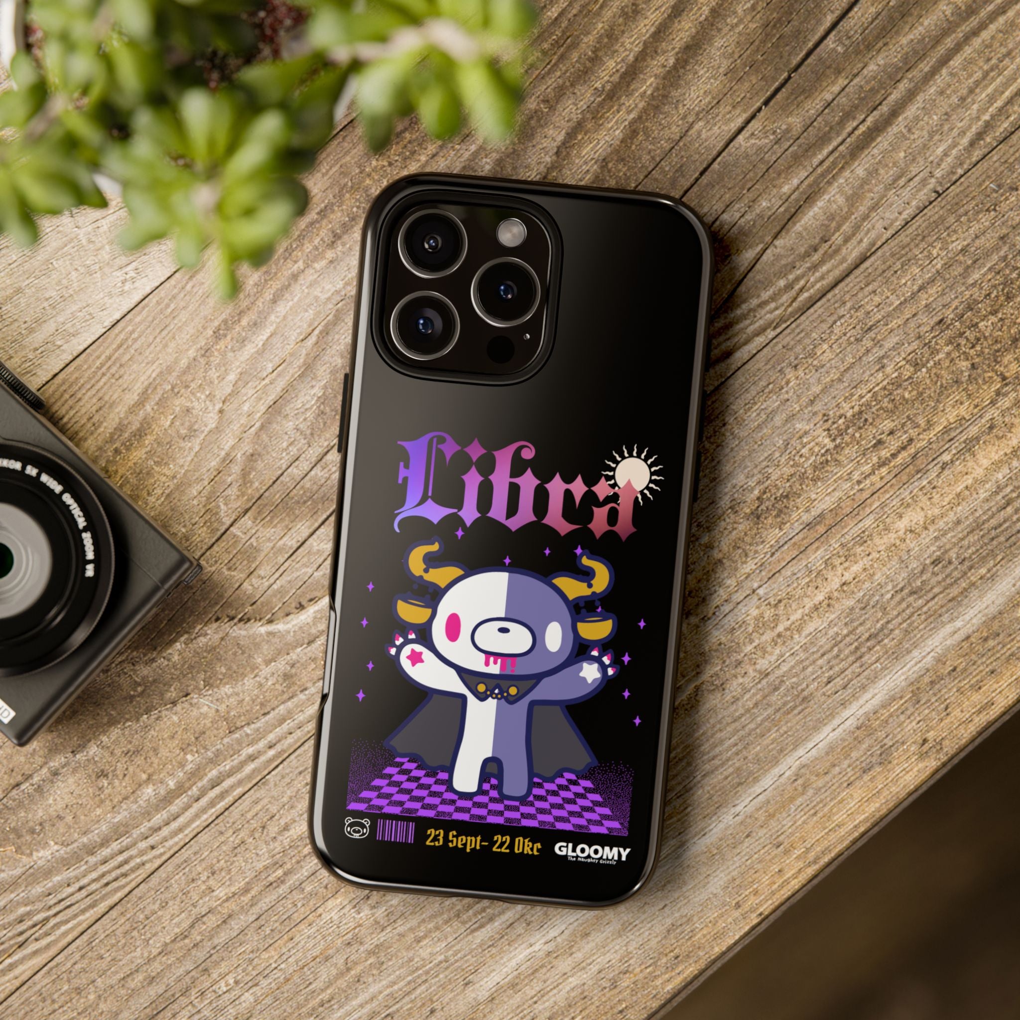 gloomy bear libra zodiac Phone Case