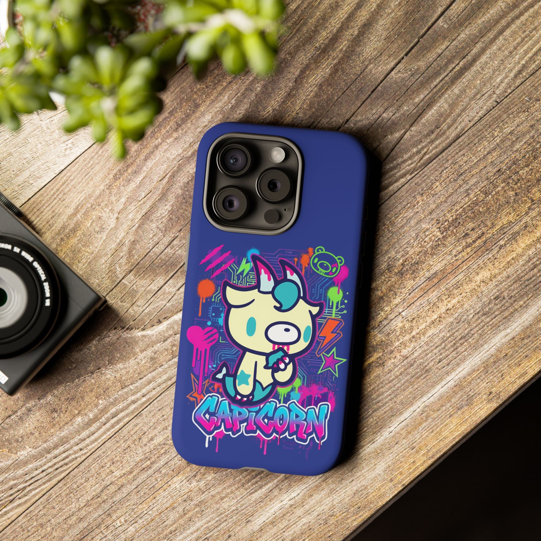Zodiac Capricorn Gloomy Bear Phone Case