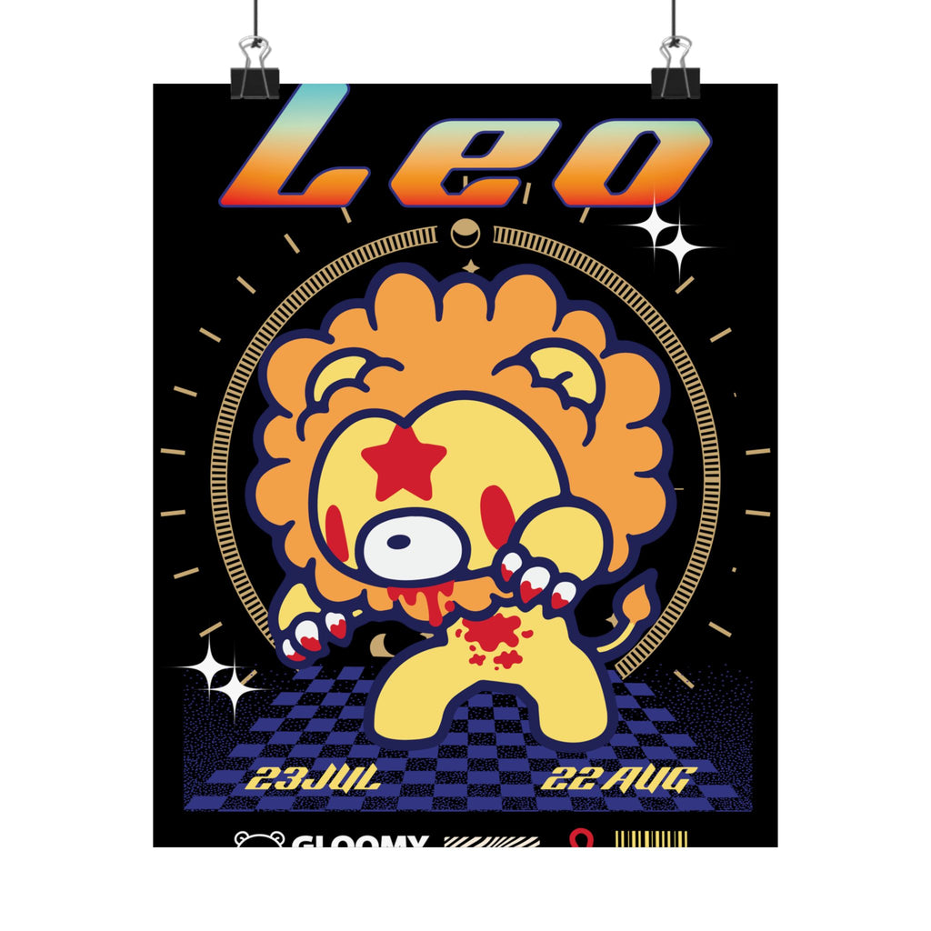 Leo Zodiac Satin Posters (300gsm)