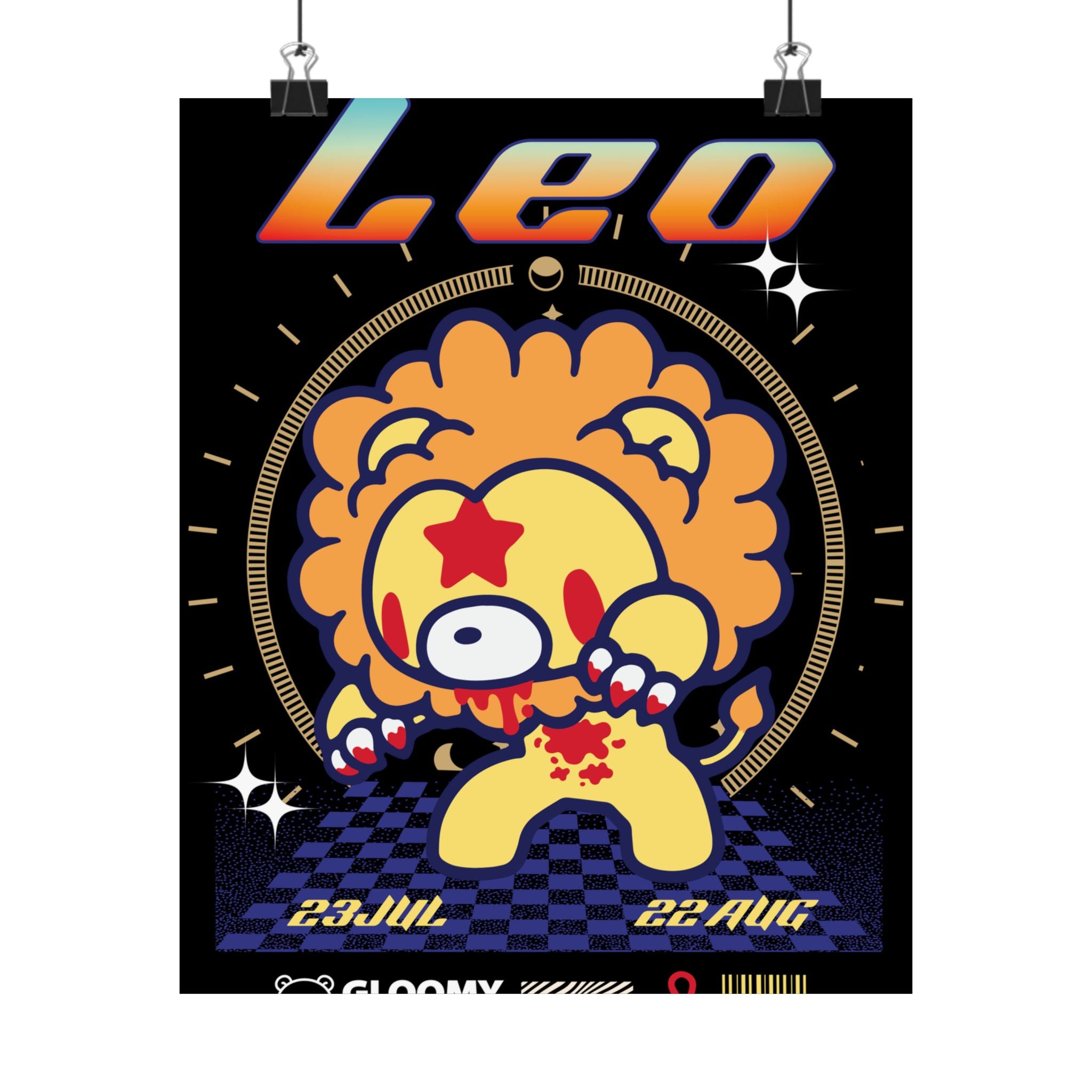 Leo Zodiac Satin Posters (300gsm)