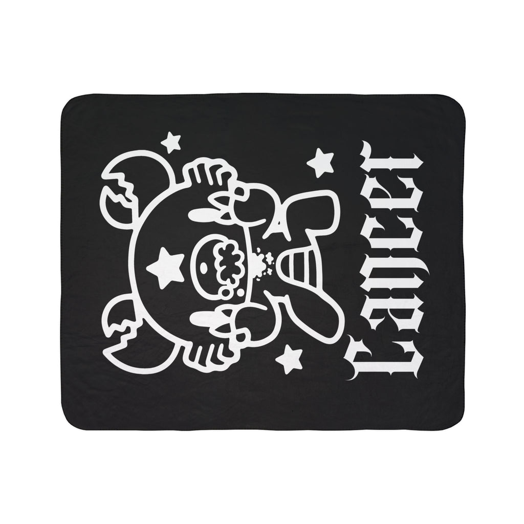 Gloomy Bear Cancer Zodiac Fleece Sherpa Blanket
