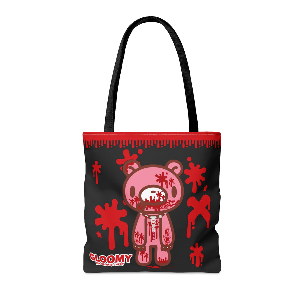 Bloody Gloomy Bear Canvas Tote Bag