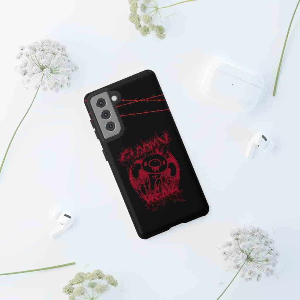 Gloomy Bear Metal Show Red Phone Case