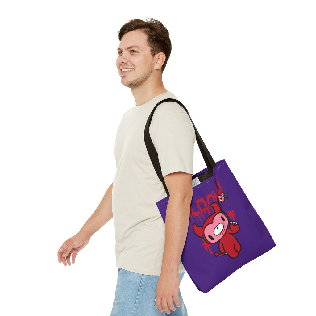 Gloomy Bear Halloween Devil Tote Bag - 2024