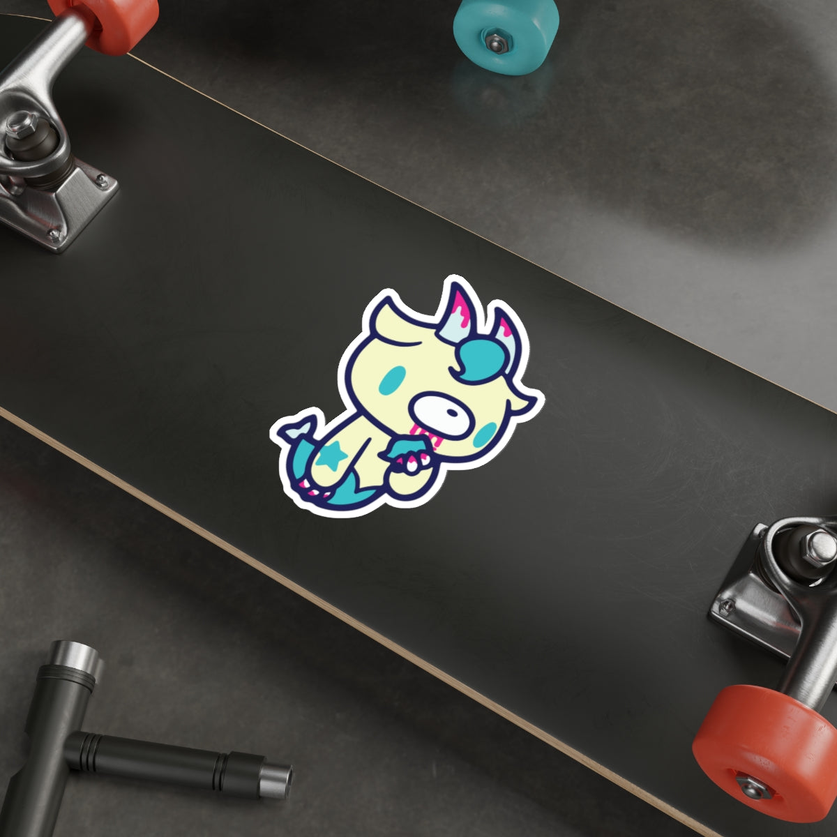 Gloomy Zodiac Capicorn Die-Cut Stickers