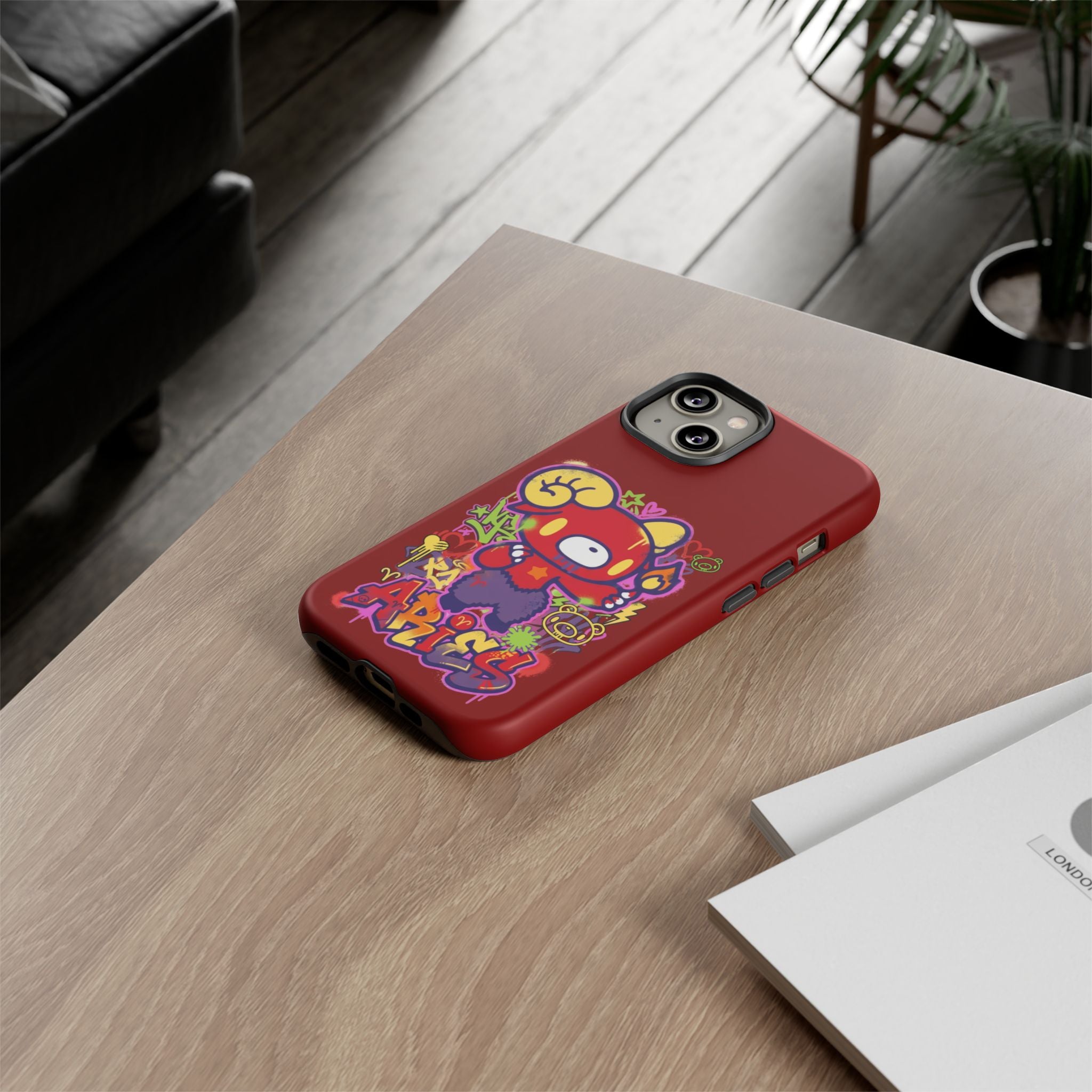 Zodiac Aries  Gloomy Bear Phone Case