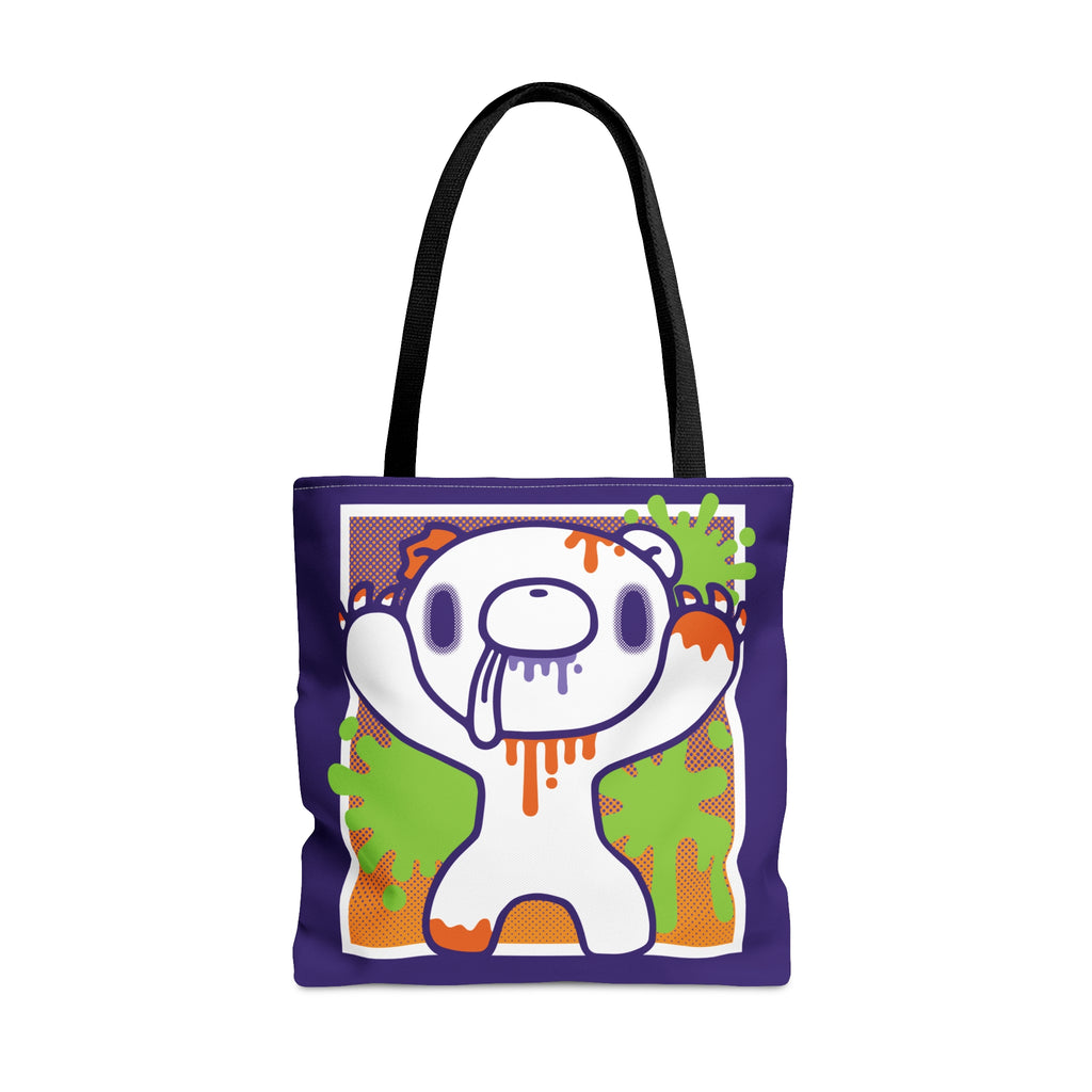 Gloomy Bear Zombie Splatter Tote Bag