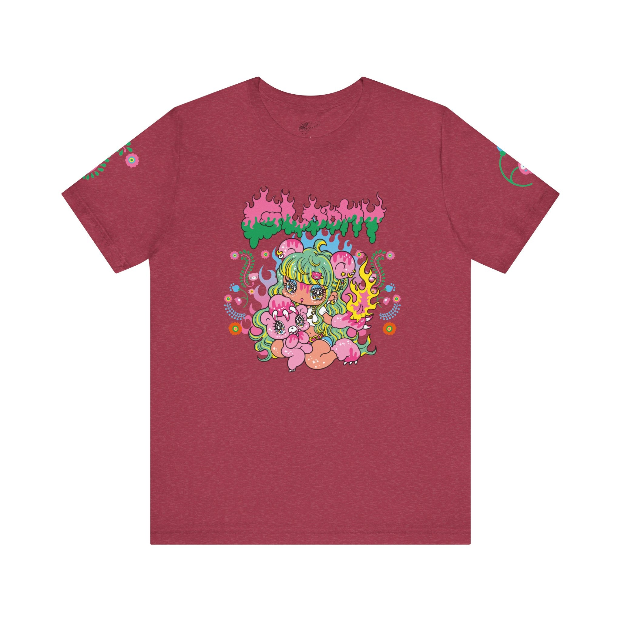 YURIE SEKIYA X GLOOMY BEAR🌟 FLAME GAL 2024 Unisex Short Sleeve Tee