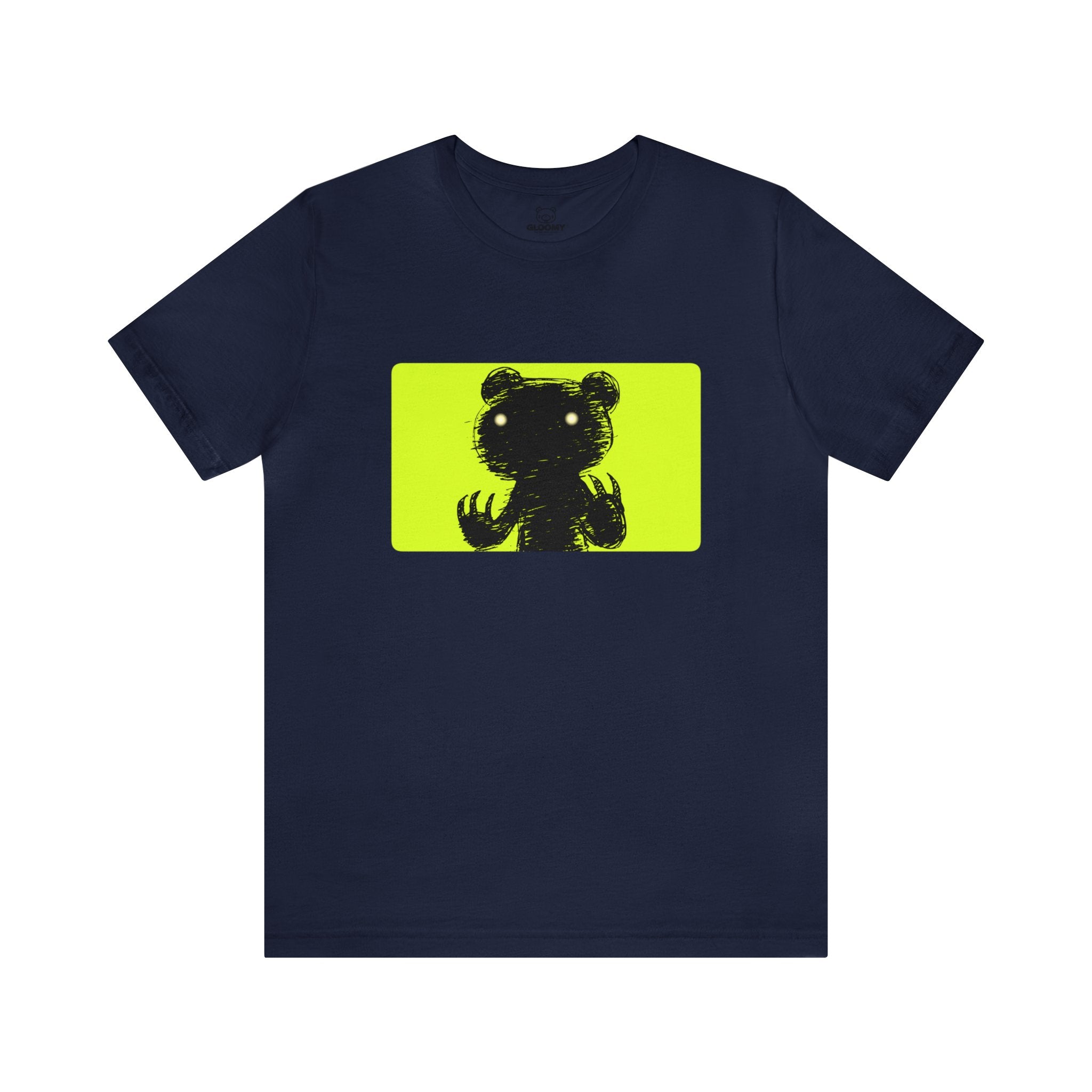 Green Block Abstraction Gloomy Bear -  Unisex Tee
