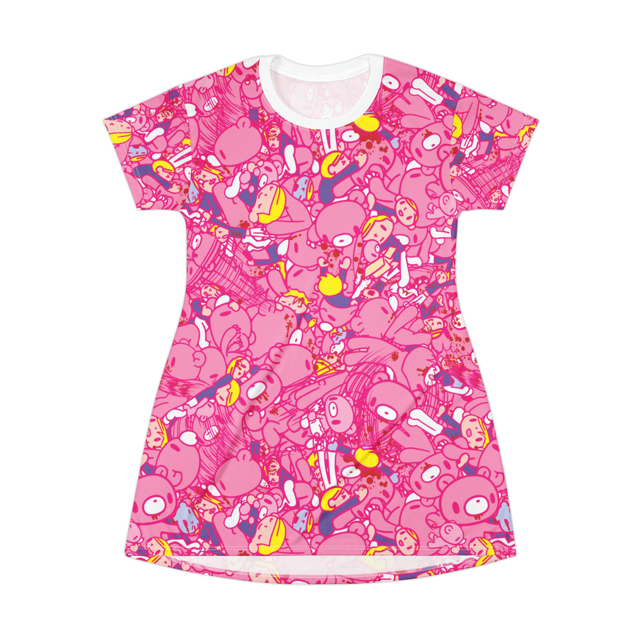 Gloomy Bear Chaos - AoP T-Shirt Dress [UPDATED DESIGN!]