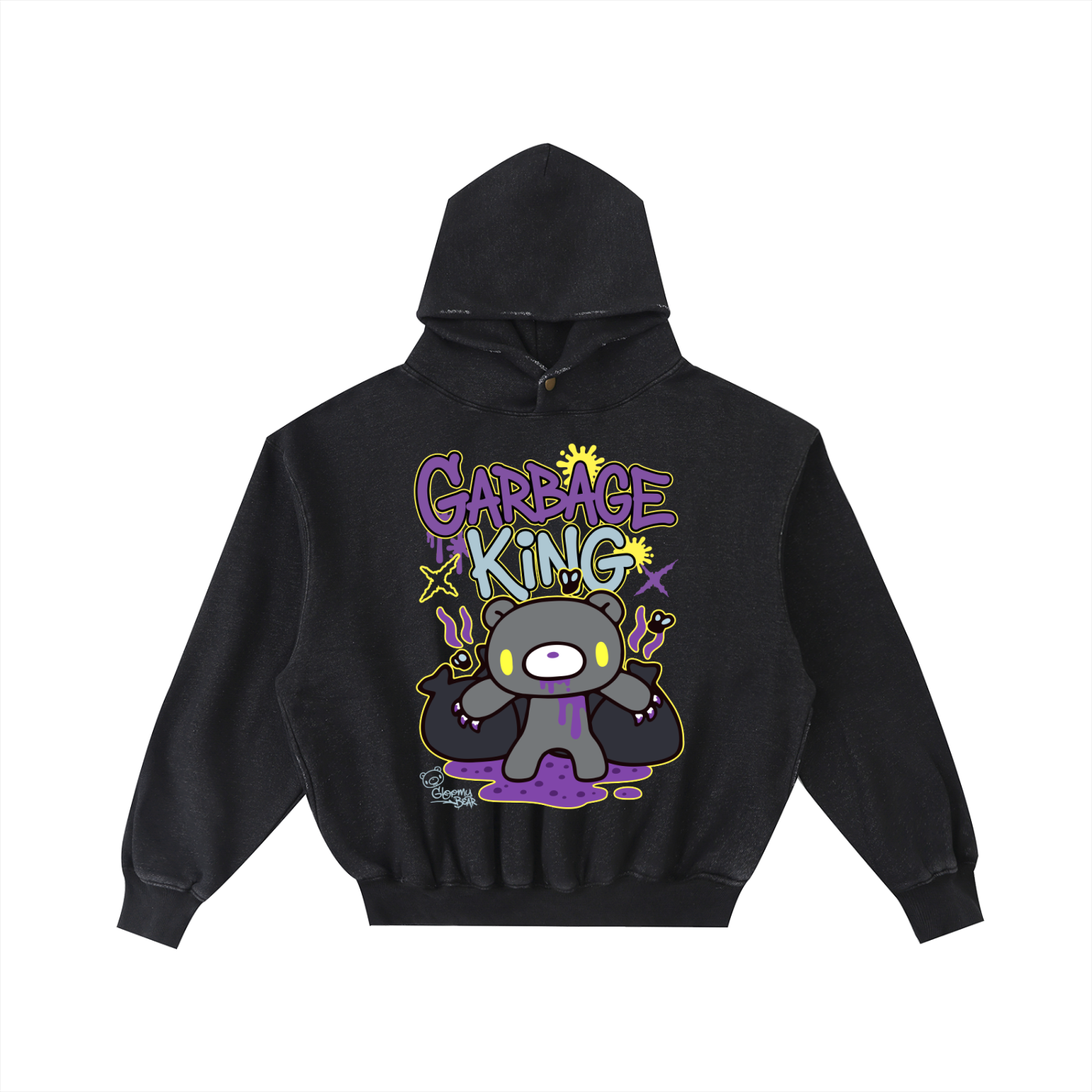 Gloomy Trash Collections Washed Fleece Hoodie