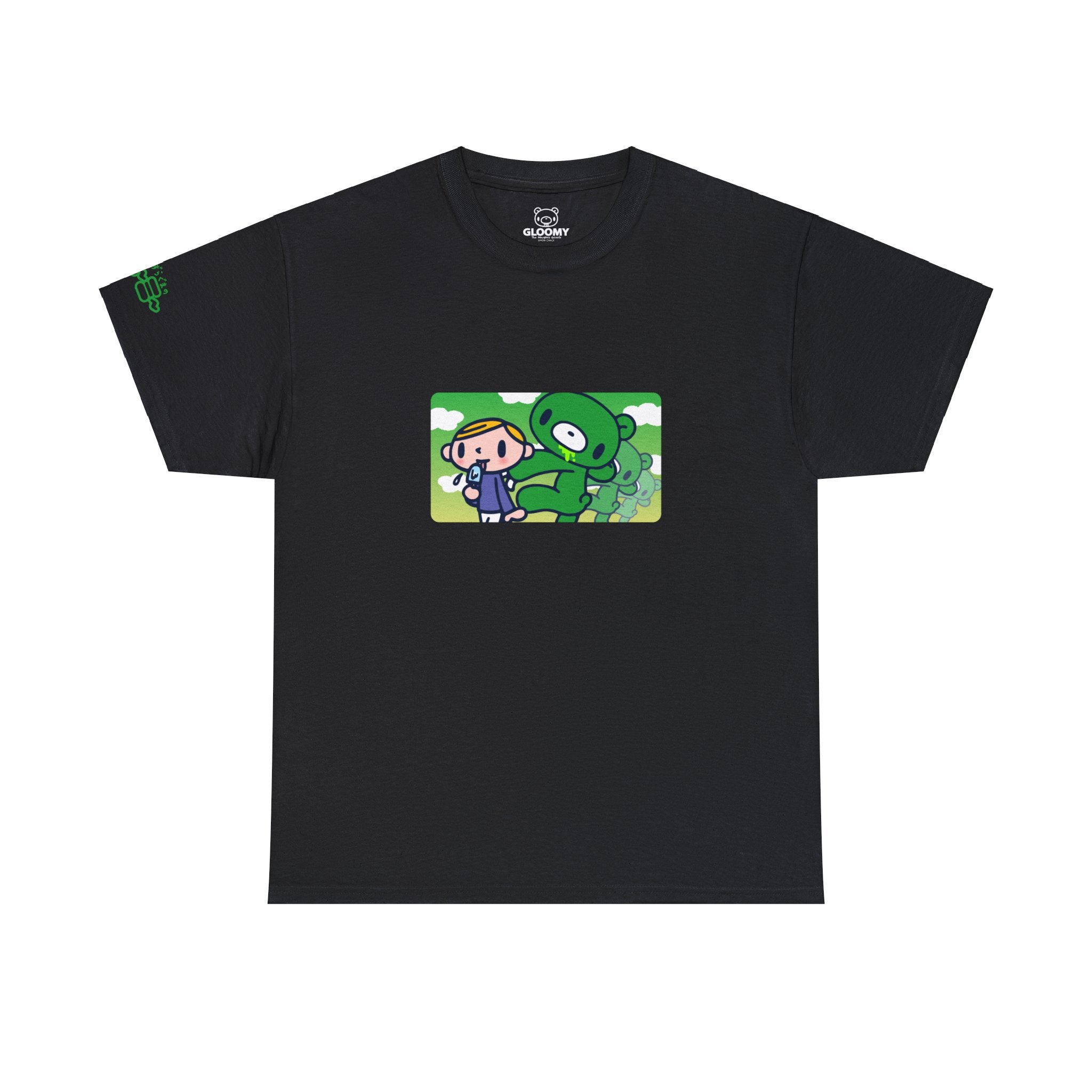 Sneak Up Green Gloomy Bear Tee