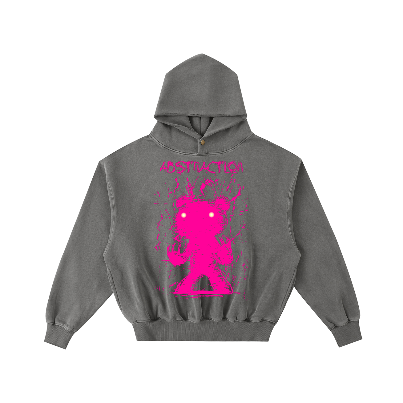 Gloomy Bear Abstraction Washed Fleece Hoodie