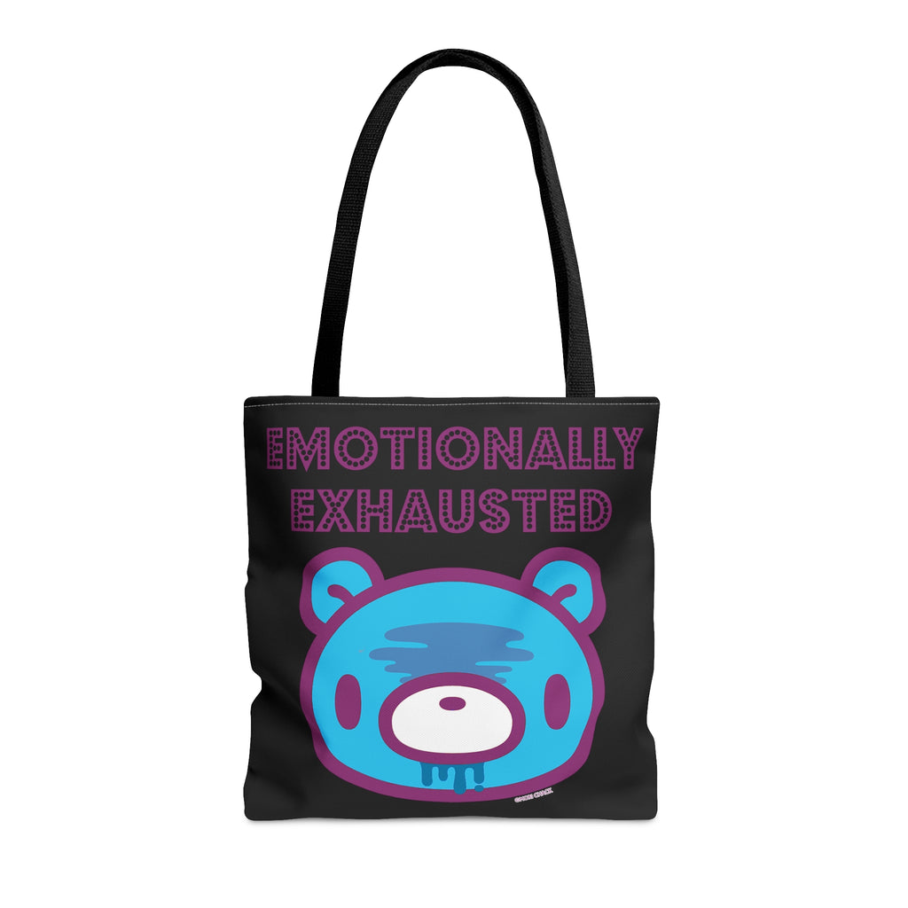 Emotionally Exhausted Gloomy Black Tote