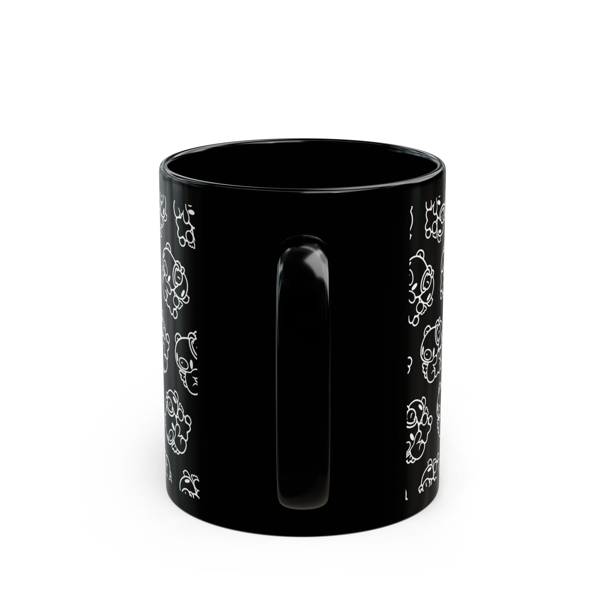 gloomy gemini zodiac Black Mug (11oz, 15oz)