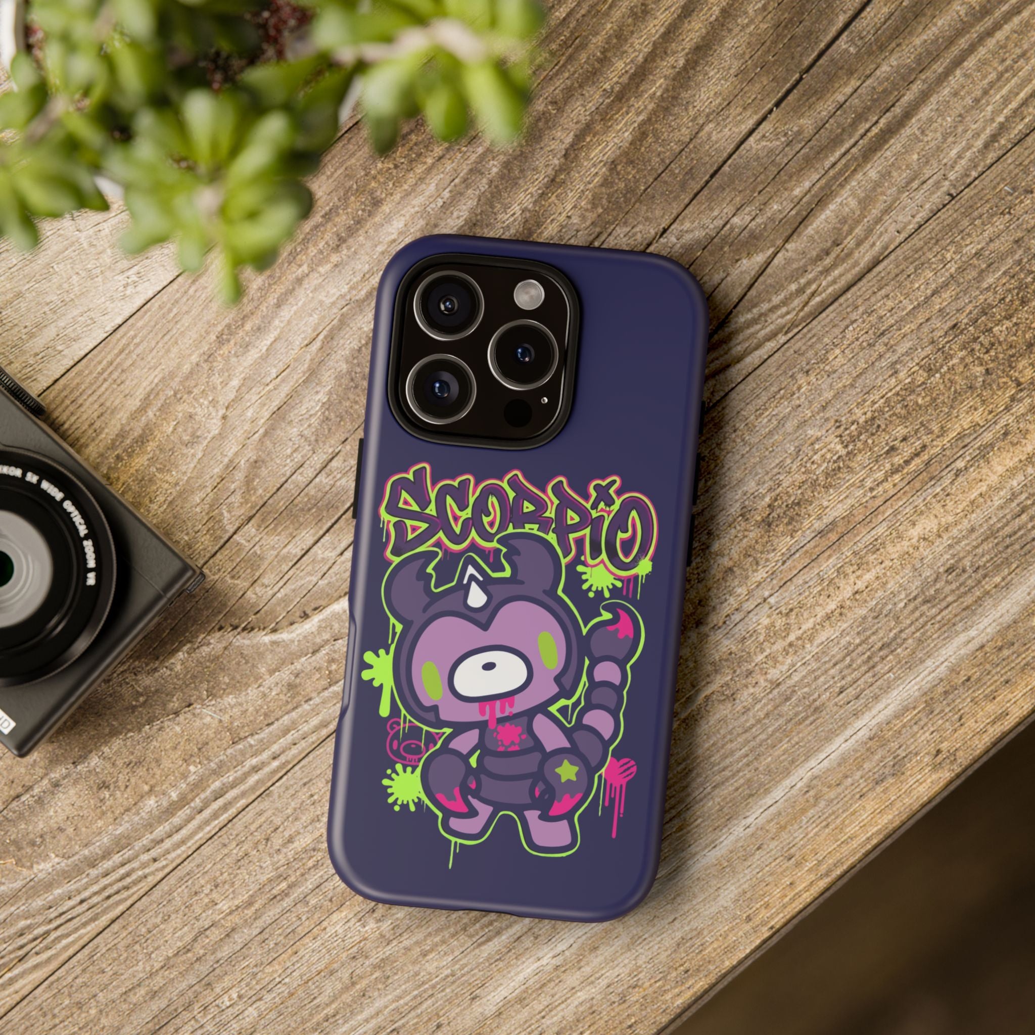 Zodiac Scorpio Gloomy Bear Phone Case
