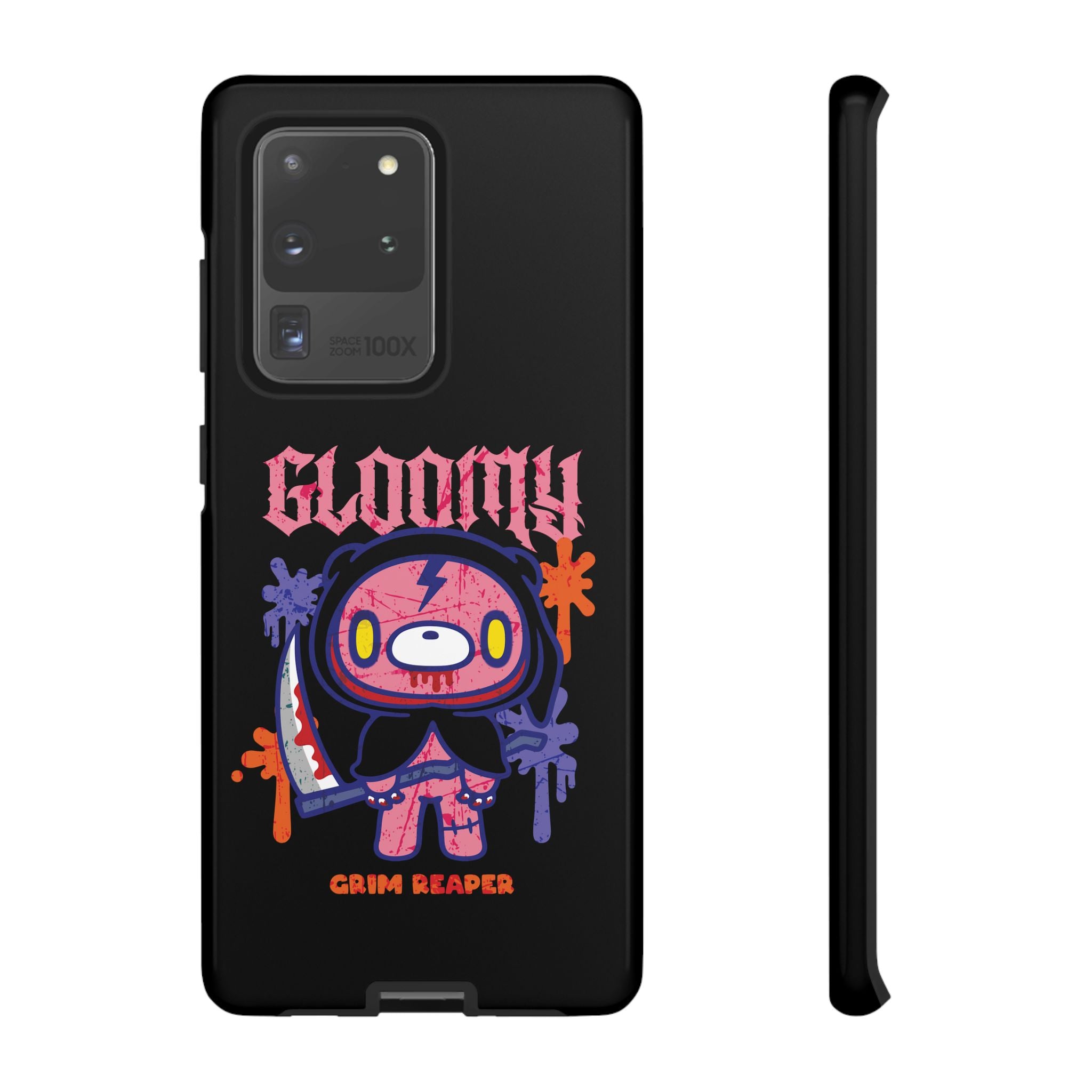 Gloomy bear Halloween grim reaper Phone Case