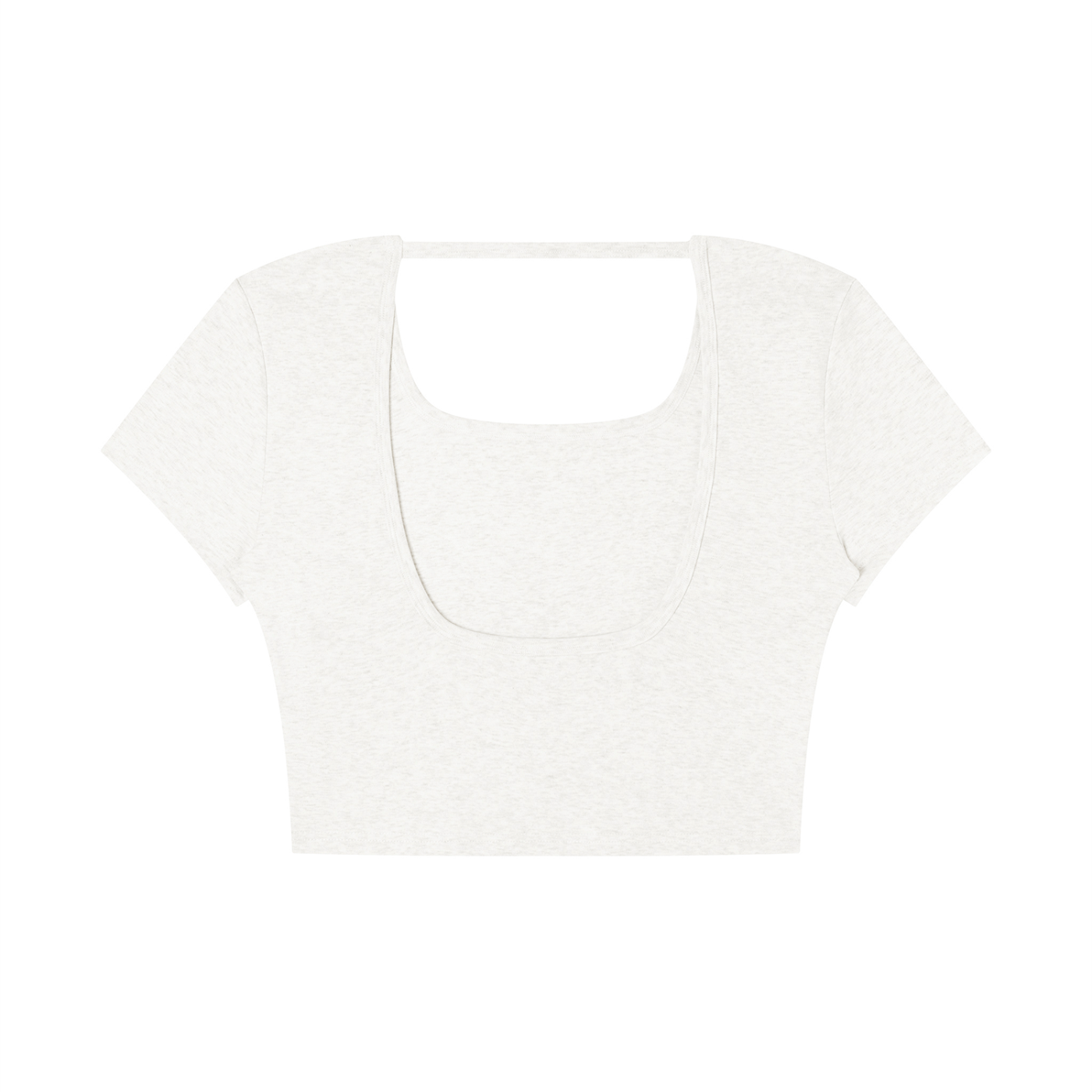 Menhera x Gloomy Square Neck Crop T-Shirt